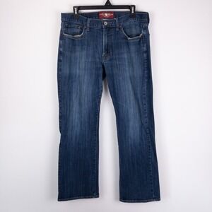 Lucky Jeans Mens 32x30 (34x29) Blue Denim 361 Vintage Straight